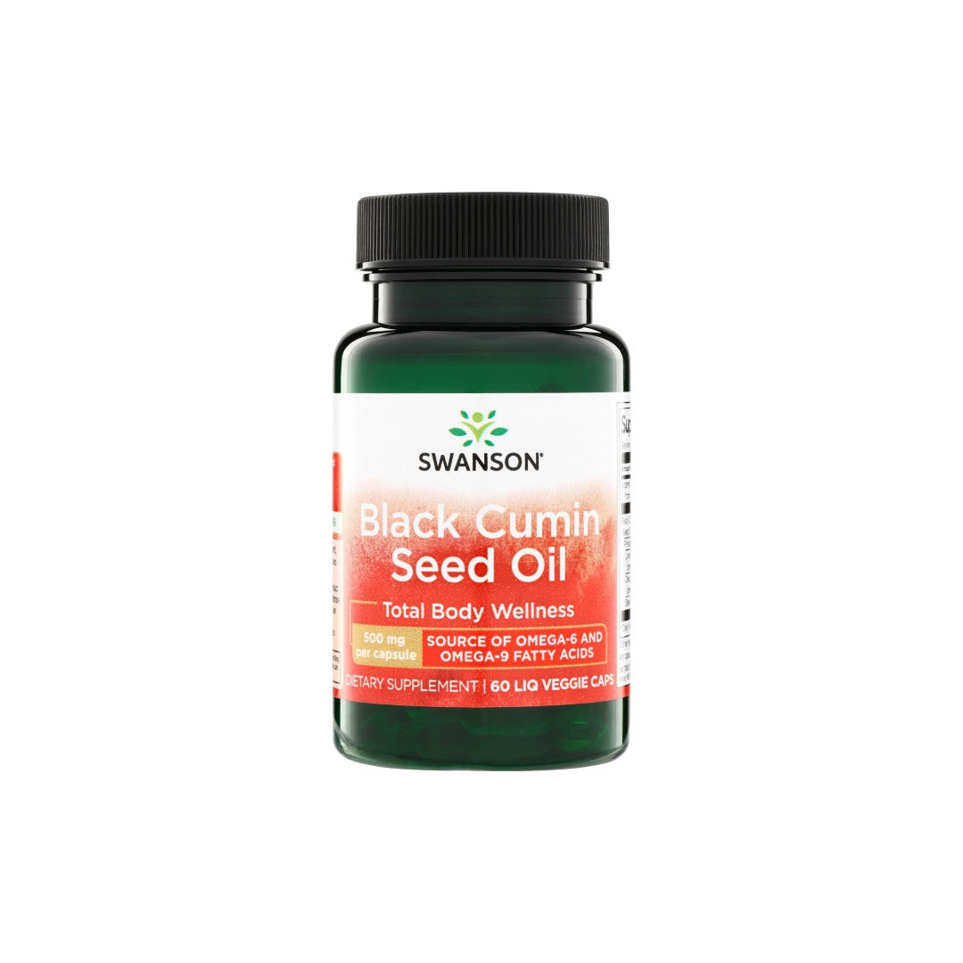 Schwarzkümmelöl 500 mg, 60 flüssige vegetarische Kapseln Swanson Health Products